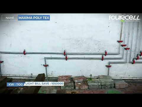 Fourcell Energy successfully installs a 1100 kW industrial solar plant for Maxima Poly Te - video from Fourcell Energy