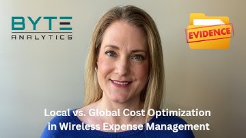 Global vs. Local Optimization for Wireless Expense Management (Mathematical Demo) - Byte Analytics