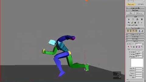 3Ds Max - Biped Animation Video Tutorial - Part 01