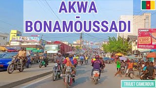 (Douala) de Ancientroisième à Bonamoussadi par Akwa, Bessengue et Deïdo  Trajet Cameroun