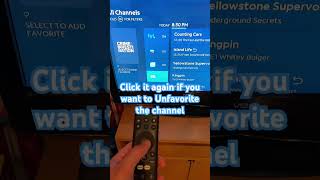 How do channels get put in Favorites on Spectrum Xumo TV Streaming box? #spectrum #cable #xumo