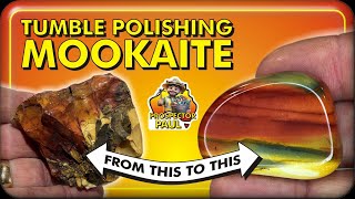 How To Tumble Polish Mookaite #crystals #gemstone #rockhounding #geology #gems