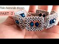 Nazo tekniği ile boncuk bileklik yapımı PART: 2# bead bracelet making PART:2 DİY