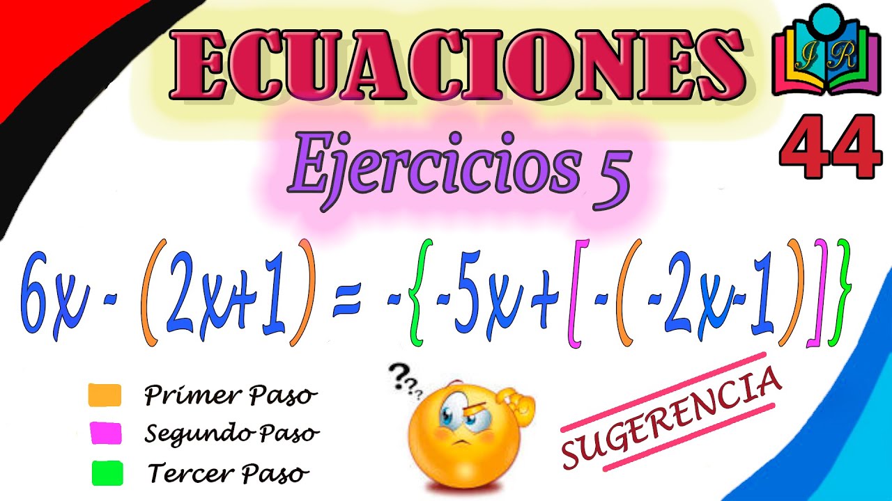 Cómo Resolver ECUACIONES DE PRIMER GRADO con PARÉNTESIS, CORCHETES y