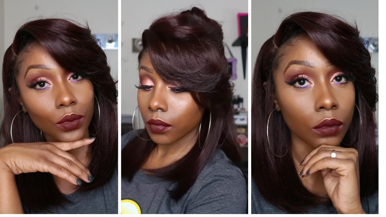 💅 Bomb!!!💣 Zury Sis Sister Wig Diva H IRIN pre tweezed part synthetic lace wig 99J