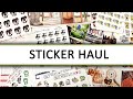 Planner Sticker Haul #98 (characters, kits, washi)