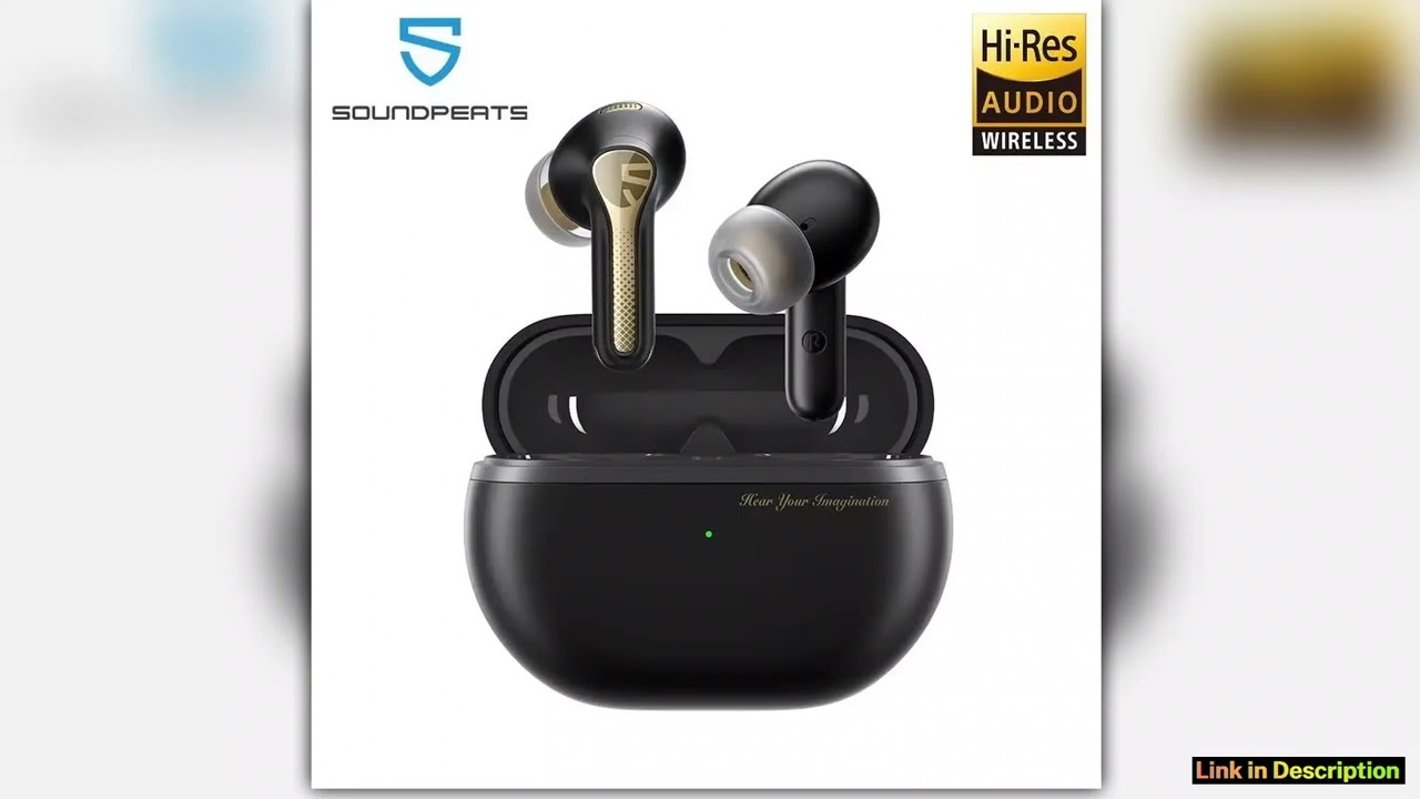 SoundPEATS Capsule3 Pro ANC Wireless Earphone HiRes Audio Bluetooth 53 Earbuds HiFi Stereo Sound wi