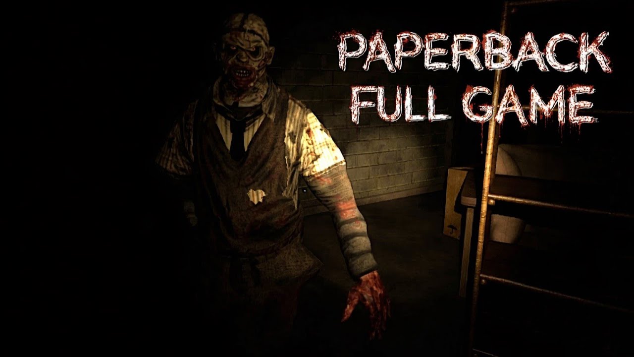 Paperback Full Gameplay A Short & Atmospheric FREE Horror Game Playthrough (no commentary)
