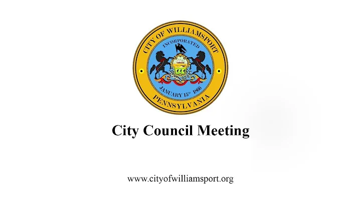 City of Williamsport City Council Meeting - 1/5/23
