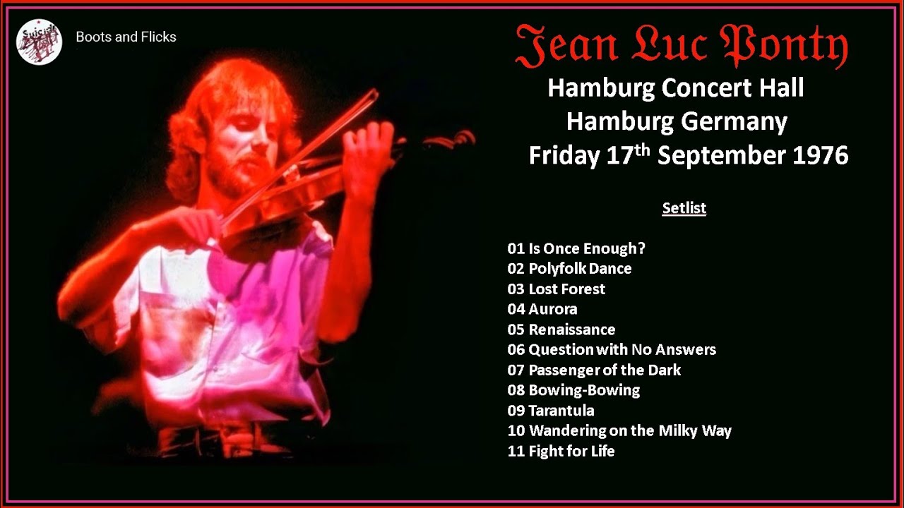 Jean Luc Ponty Live Hamburg 1976 [Ex Q FM Recording]