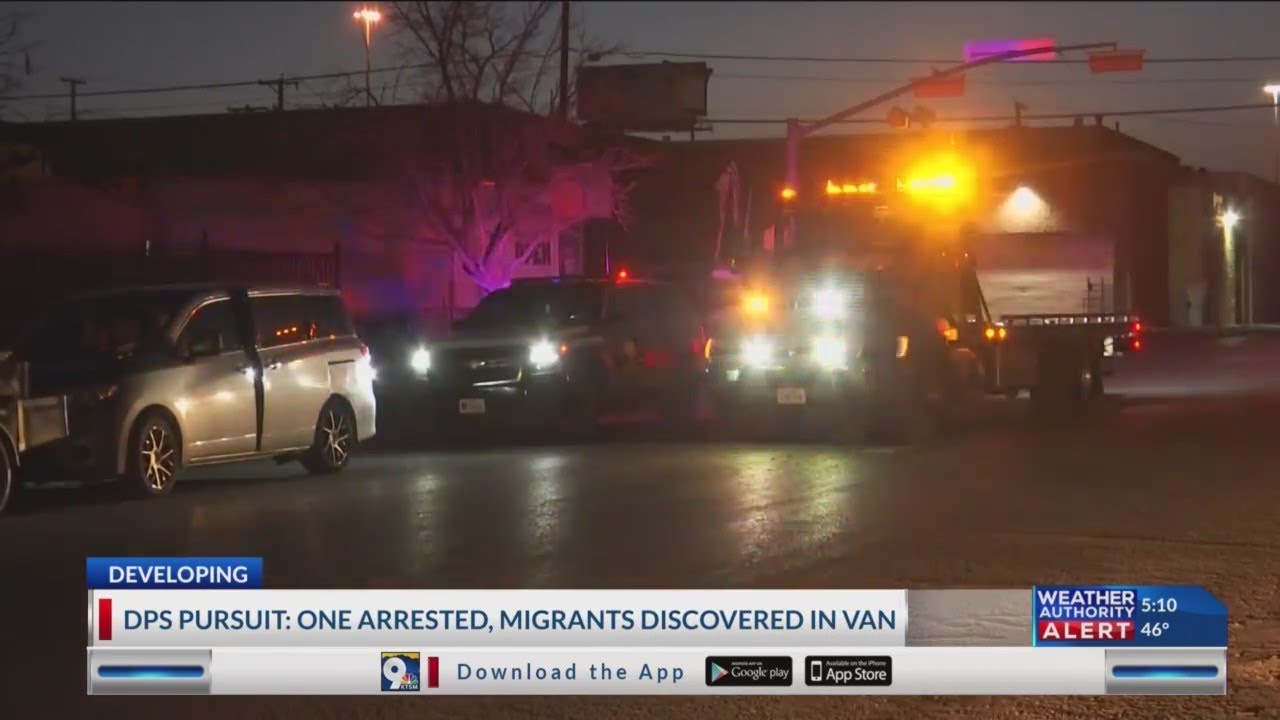 1 person arrested after DPS pursuit ends in Central El Paso - YouTube