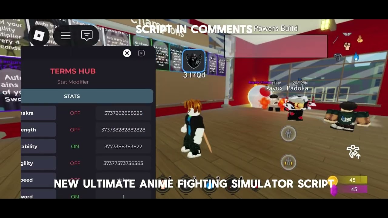 NEW ULTIMATE FIGHTING SIMULATOR SCRIPT ANIME SCRIPT LOL - YouTube
