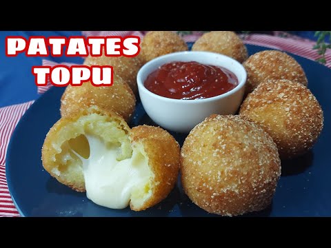 KAŞARLI PATATES TOPLARI TARİFİ 🔝POTATO CHEESE BALLS👍ÇITIR ÇITIR✅EVDE PEYNİRLİ PATATES KROKET TARİFİ👌