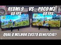 POCO M3 VS REDMI 9 QUAL MELHOR ?