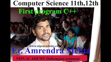 First program C++| Computer Science 11th,12th|BCA|Basic fortmat C++| How to write progaram in C++|