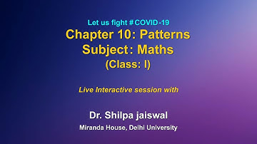 Live Interaction  on : Chapter 10 : Patterns