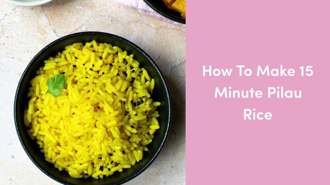 How To Make Easy 15Minute Pilau Rice YouTube