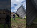 Our Barn Flipped Over and We Had To Fix It!!!