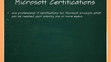 Microsoft Certification Track