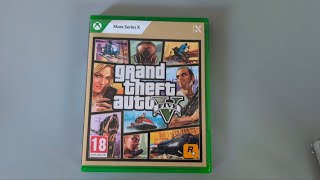 Unboxing Grand Theft Auto V Xbox Series X Edition