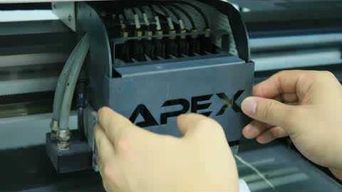 How to Exchange Two Dampers of APEX Digital Flatbed LED UV Printer
