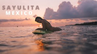 MEXICO TRAVEL VLOG | surfing Sayulita, skincare, photoshoot, street tacos