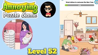 Annoying Puzzle Game | Level 52 | Tricky Puzzle Challenge | Android Gameplay Walkthrough