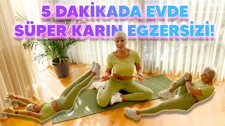 5 Harekette Evde Süper Karin Egzersi̇zi̇ Jet 5Li̇ 