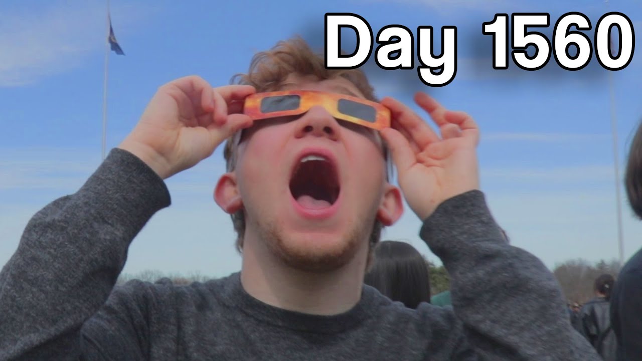 Solar Eclipse in New York - YouTube