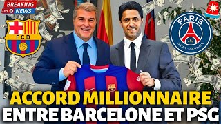 Mon Dieu Accord Millionnaire Barcelone Et Psg Paralysent Le Marché Des Transferts Actu Barcelone