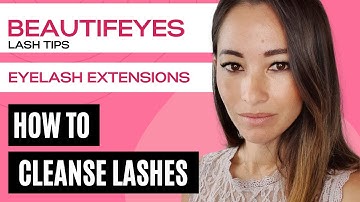 How To Clean Clients Lash Extensions