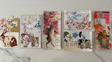 Craft with me #whatsinmybox | Random ephemera making session EP 09