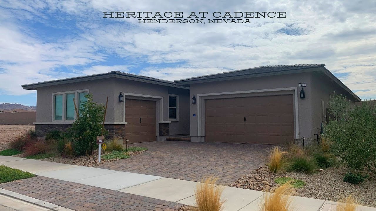 New Homes For Sale Henderson Next Gen by Lennar Heritage at Cadence 55+ 527,990 3BD