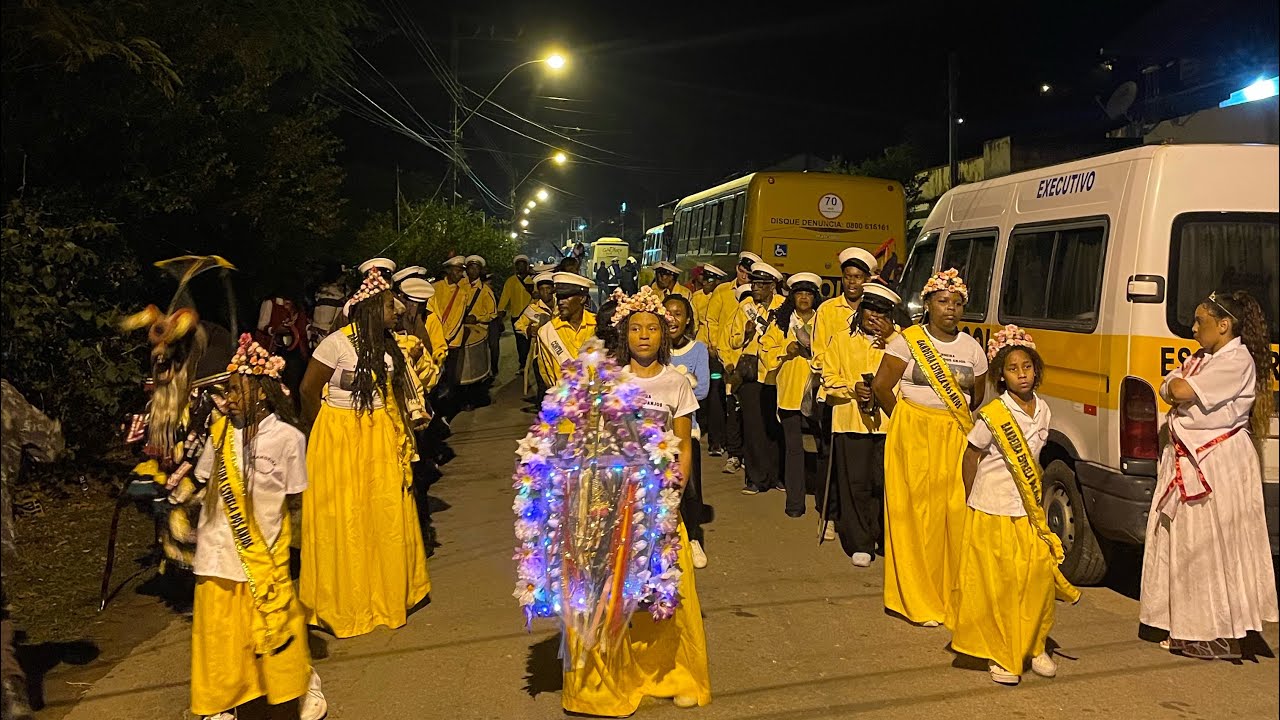 Chegada da Bandeira Estrela dos Anjos na festa de arremate da Bandeira Estrela da Guia 30-08-25 prt2