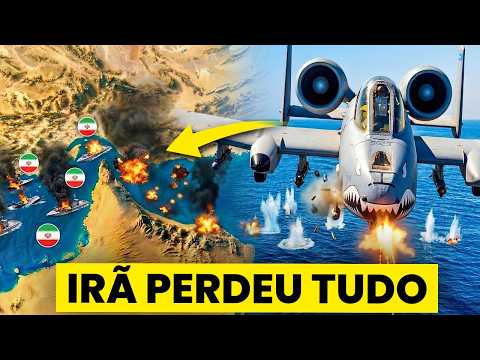 EUA soltou o "JAVALI"! Irã PERDEU toda a MARINHA