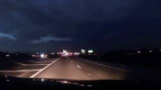Lightenings in a dark skies on 595 Broward.