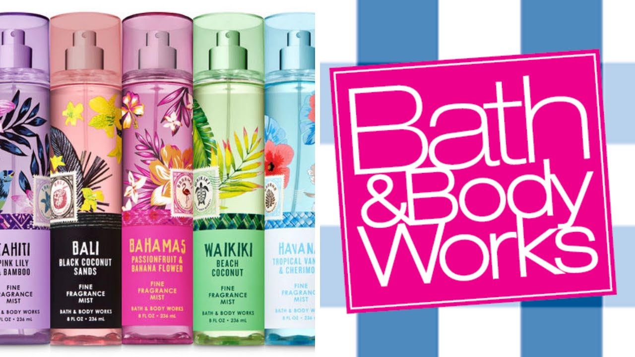 New Bath And Body Works Tropical Fragrances Haul Review Youtube
