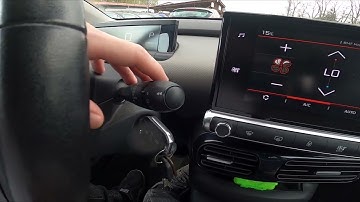 How to Find and Reset Average Speed, and Trip Info in Citroen C4 Cactus ( 2014 – 2021 )
