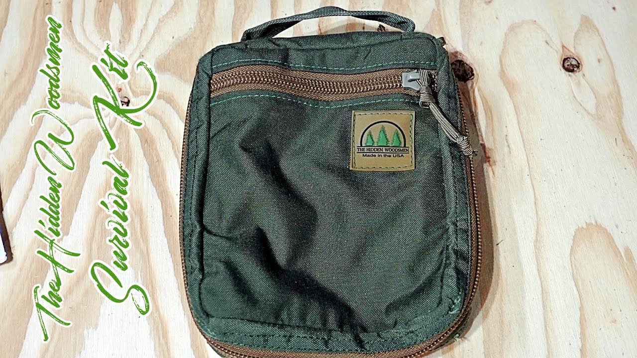 The Hidden Woodsmen Survival Kit load out & GAW winner- Outside the Box