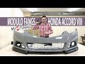 Юбка переднего бампера Modulo производства MV-TUNING для Honda Accord 8/Acura/TSX/CU2 (установка)