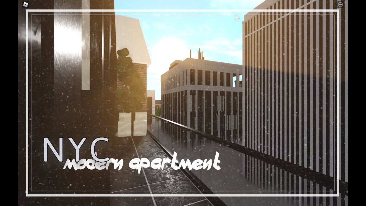 Bloxburg speedbuild NYC Modern Apartment speedbuild part two YouTube