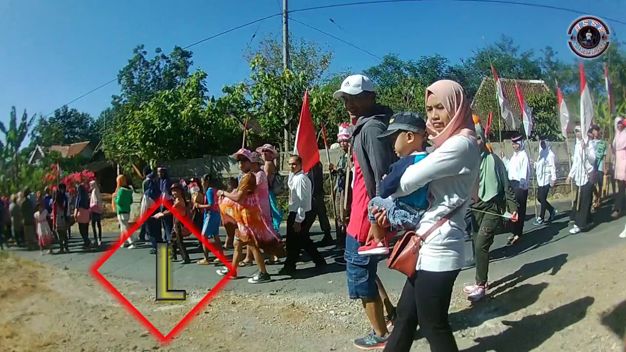 KEMERIAHAN KARNAVAL HUT RI YG KE 73 DESA TROSONO PARANG MAGETAN 19 AGUSTUS 2018