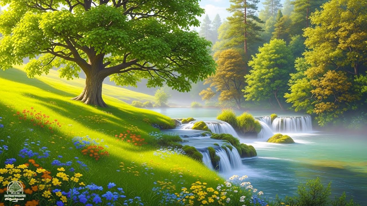 Restore Your Nervous System 🥗Relaxing Music & Nature Sounds for Deep Sleep and Stress Relief