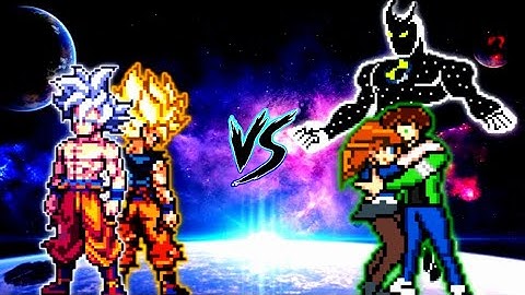 Goku TP V4 OP (all form) VS Ben 10 S3 V4 OP (all form) in Jump Force Mugen