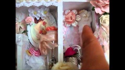 Altered Shabby Chic Configuration Box inspired by Leonie