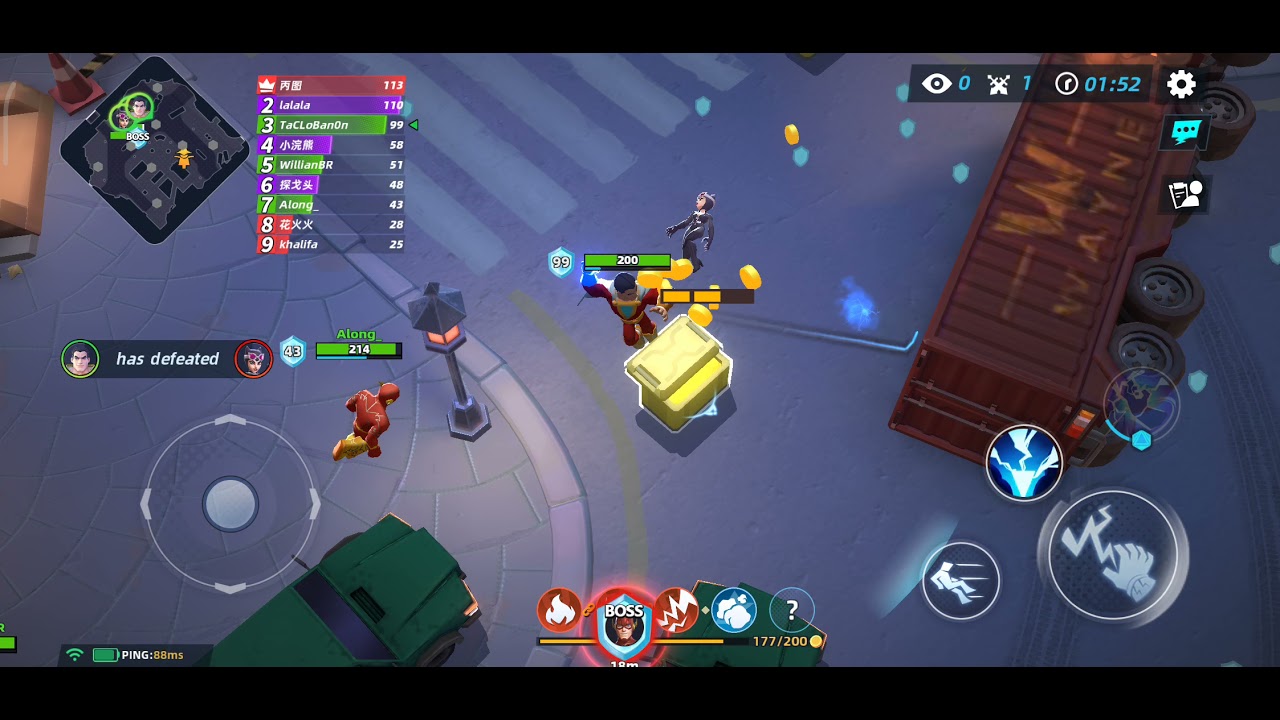 DC BATTLE ARENA "TaCLoBanOn" Shazam Game Play Boss Chase