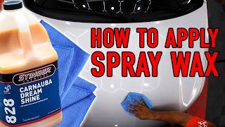 How to Apply Spray Wax Stinger Chemical
