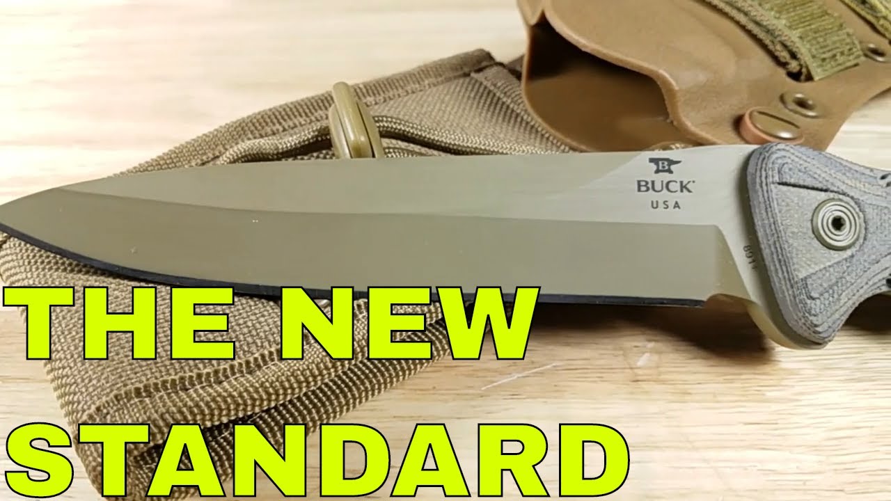 BEST NEW TACTICAL SURVIVAL KNIFE 2020 THE BUCK GROUND COMBAT KNIFE YouTube
