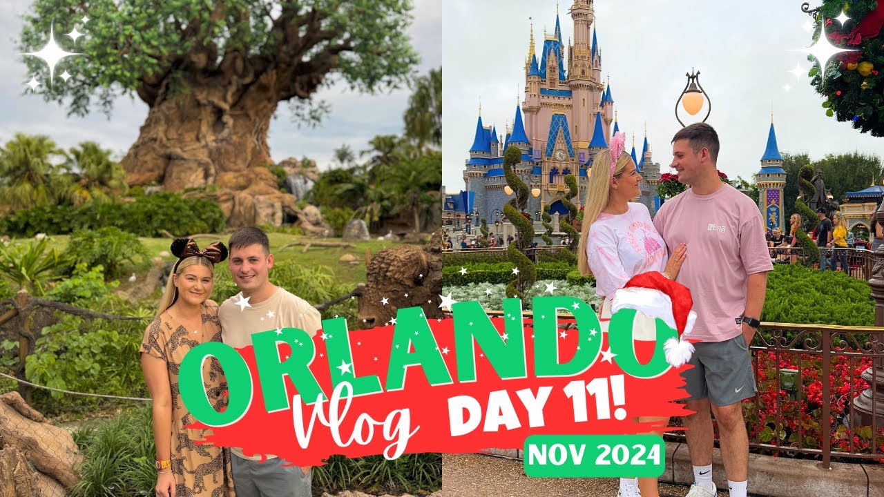 FLORIDA🇺🇸 DISNEY WORLD🏰 Day 11 - Animal Kingdom & Magic Kingdom • November 2024