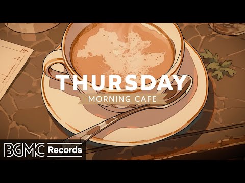 THURSDAY MORNING JAZZ: Jazz Relaxing Music to Study ☕ Soft Jazz Music at Cozy Coffee Shop Ambience